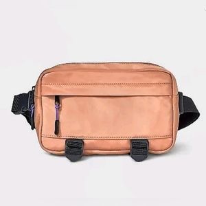 Men's 5.5" Waist Pack Frosted Brass Crossbody Bag - Original Use Brown